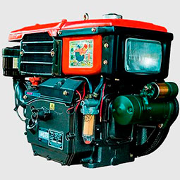 Дизельный двигатель R180NDL (аналог Honda) 10.5 л.с вал 25 мм под шлиц